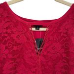 Torrid Keyhole Lace Babydoll Tank Top Flowy in Cherries Jubilee Photo 7
