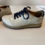 Bks Leandro off white floater‎ tie up show sz 39/8 Blue Photo 4