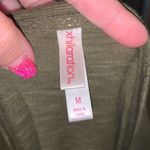 Xhilaration  green lace sheer front long sleeve top Photo 5