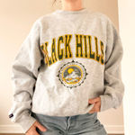 Vintage Jansport Black Hills University Crewneck Sweatshirt Gray Size M Photo 0