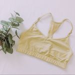 Victoria's Secret VSX SPORT Victoria’s Secret Yellow Mesh Racer Back Sports Bra. Size Medium Photo 1