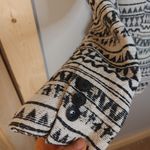 Talbots  Size 2 Blazer Thick Heavy Black White Long Sleeve Career Professional Photo 9