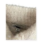 Madewell Womens Cream Colored Wool-Alpaca Blend Bouclé-Knit Oversized Sweater Photo 4