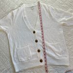 J.Crew Outlet Beach Cardigan Sweater White Medium NEW Photo 6