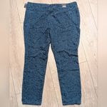 Pure Energy Plus size 24 3X Skinny Leopard Animal Print Denim Jeans Pants‎ NEW Blue Photo 3