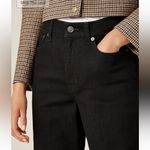 J.Crew  ‘96 Slim Wide Leg Black Jeans size 33 Photo 2