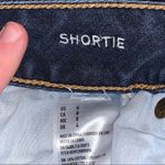 American Eagle Shortie Denim Cutoff Shorts // Size 0 Photo 3