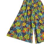 Vintage 70s Paisley Patchwork Wide Leg Pants Boho Hippie Handmade Size 26 Yellow Photo 2