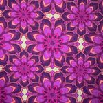 Soft Surroundings | Fuscia Abstract Floral Printed Ankle Slim Pants | Medium Photo 2