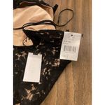 ASTR  lace open back mini cocktail halter mini dress black nude scalloped hem L Photo 6