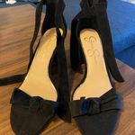 Jessica Simpson Black Strappy Tie Heels Photo 4