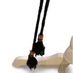 Fashion House Fishnet Crochet Romper Black Size L Photo 4