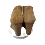 Lucky Brand Women's Yakeena Boot Size 9M Wedge Heel Taupe Tan Suede Boho Comfy Photo 4