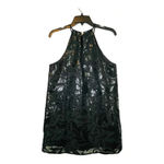 Show Me Your Mumu Show Me Your Mumu Gomez Mini Dress Fairy Glitzmother Black Halter Size Small Photo 6