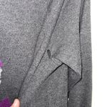 Torrid Dark Gray Winter Hearts Skeleton Wide Neck Sweater Photo 4