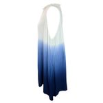 Jofit White Blue Ombre Athletic Casual Sleeveless Tank Dress Large Photo 6