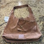 Haute Hippie  | Tan Suede/Leather Festival Hobo Bag w/ Matching Mini Bag Photo 11