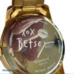 Betsey Johnson  gold watch Photo 3