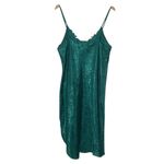 Inner Most Deadstock 90s Green Floral Lace Slip Dress Lingerie Size Large Photo 1