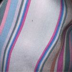 Velvet Heart  Women’s Pastel‎ Striped High Low Button Down Blouse Size Large FLAW Photo 5