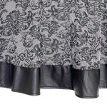 Studio 253 Womens Skirt Small Jacquard Leather Rodeo Western cowgirl Bohemian Black Photo 4