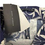 ZARA  Floral Pencil Skirt Navy and White - Size Small Photo 2