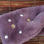 Faux Fur Headband Turban Bejeweled Photo 3