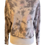 Tie dye grey pale pink sweatshirt small #33 Gray Photo 0