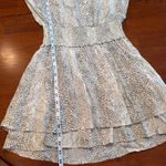 Rails  Jasmine Smocked Waist Mini Dress Cream Snakeskin Print‎ Size Medium Photo 10
