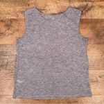 Soprano  Gray Lace Trim Sleeveless Top Made in USA Photo 4