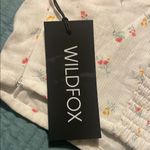 Wild Fox Odessa Snow White Stem Ditsy Floral Crop Top Small Photo 2