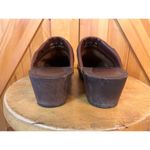Ruff Hewn  Wood Clogs 7M Brown Leather Photo 3