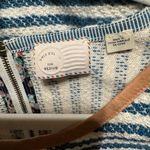 Postmark from Anthropologie Sapony Striped Tunic Faux Leather Pockets Size M Blue Size M Photo 2