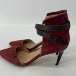 joe's jeans Joe’s Burundy Brown Strap Heels Photo 2