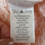 Hale Bob  Elbise Strapless Smocked Tie Neck Halter Midi Dress Orange White Small Photo 7