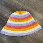Lack of Color  x Free People Multicolored Island Crochet Bucket Summer Splice Photo 5