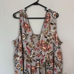 cj banks NWT  Light Blue Floral Sleeveless Dress Plus Size 3X Elastic Fit Waist Photo 9