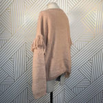 Tularosa Lonestar Fringe Sleeve Sweater in Peach Photo 6