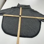 Adrienne Vittadini  Sweater Women X Small Small Grey Turtleneck Poncho Wool Blend Photo 6