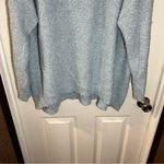 Falls Creek  Light Blue Fuzzy Knit Scoop Neck Sweater size 3X Photo 6