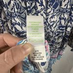 Lilly Pulitzer NEW  Nevie Off-the Shoulder Oyster Bay Blue Top Blouse Size S Boho Photo 10