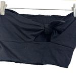 Aritzia Wilfred Daveney cropped tie front tube top black size Small Photo 0