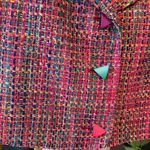 Ann May vintage silk jacket Pink Size 8 Photo 4