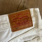 Levi's  Premium 501 Big E Tab Cropped Distressed Jeans - High Rise Straight Leg Photo 8