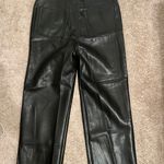 Aritzia Wilfred Melina Cropped Leather Pants Photo 1