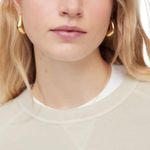 Madewell NWT Garment-Dyed Crewneck Sweatshirt in Parchment - Size: Medium Photo 9