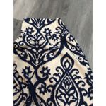 Prómesa Small S blue print maxi skirt stretch Beautiful high waist womens Photo 2