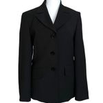 United Colors Of Benetton Benetton Size 42 Women Slim Fit Blazer Flap Pockets Buttoned Front Suit Jacket Photo 3