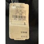 Tahari Black Sleeveless Ruffle Front A-line Classic Dress 8 NWT Photo 8