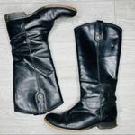 Frye  melissa womens black riding leather calf high boots size 8.5 Photo 0
